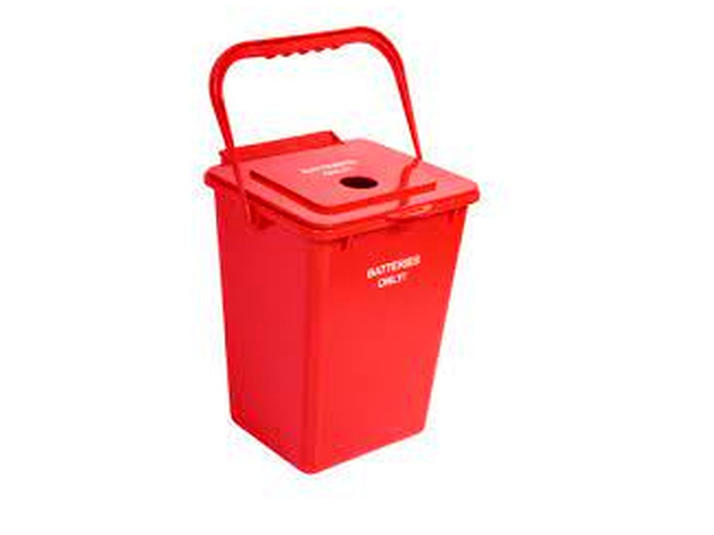 Contenedor de Basura Rojo Chile