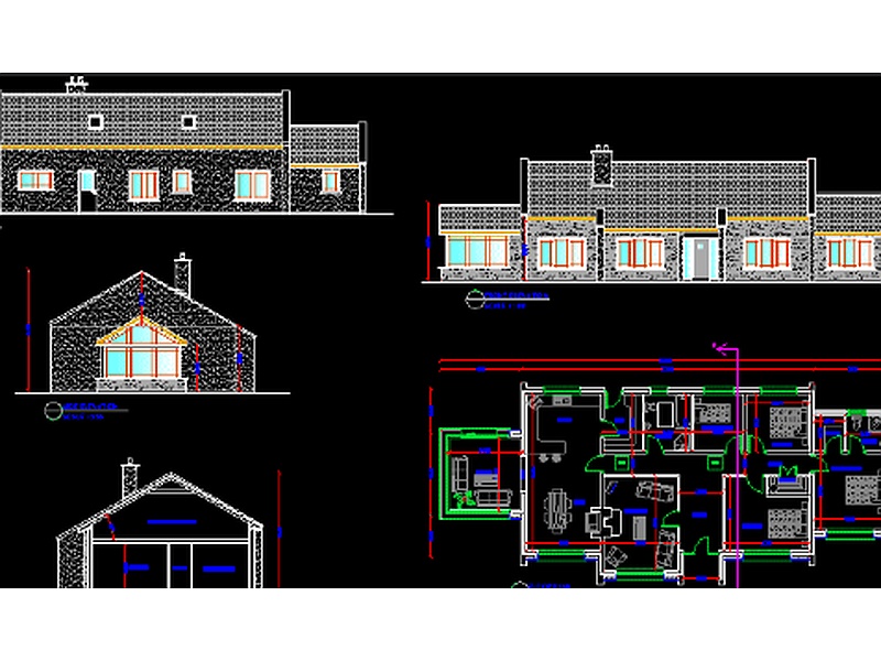 Diseño planos casa Chile