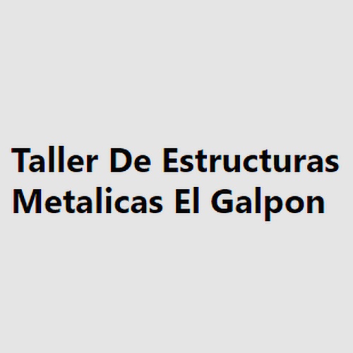 Estructuras Metálicas El Galpón