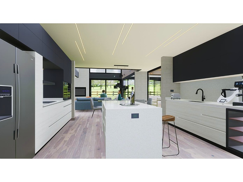 Diseño Interior Cocina Santiago
