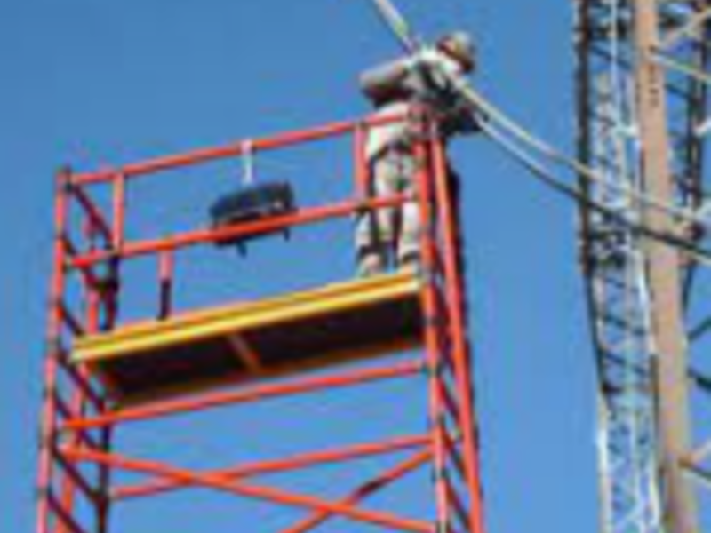 Andamios colgantes con panel control chile
