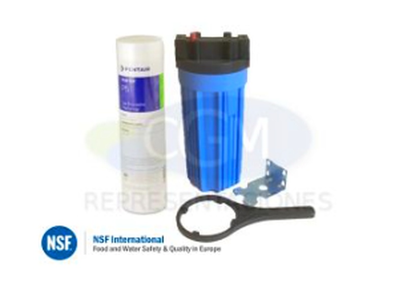 Kit Filtro para Agua Carcasa Azul 