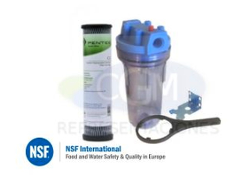 Kit Filtro para Agua Carcasa  3/4´´NPT 