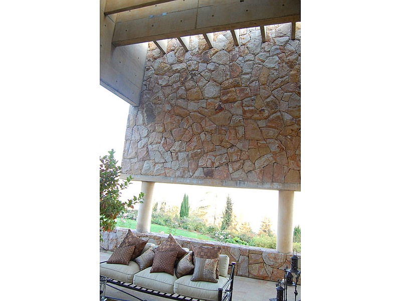 Acabado Piedra Natural Pared Santiago
