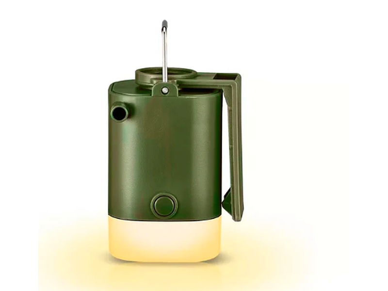 Mini Inflador 4 en 1 con Linterna
