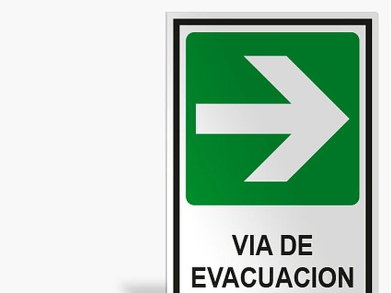 Señales evacuación Chile