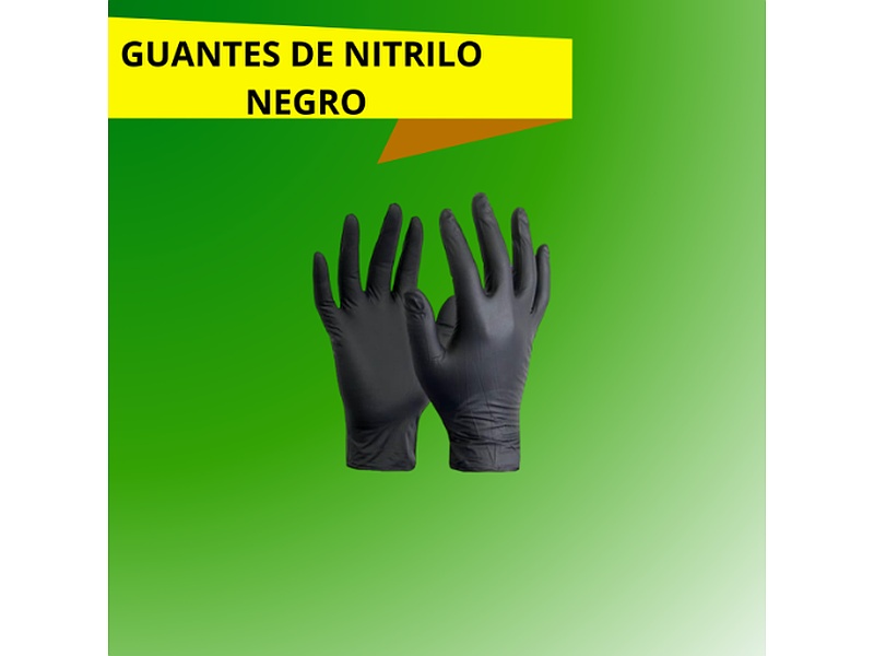 Guantes de Nitrilo Negro Chile