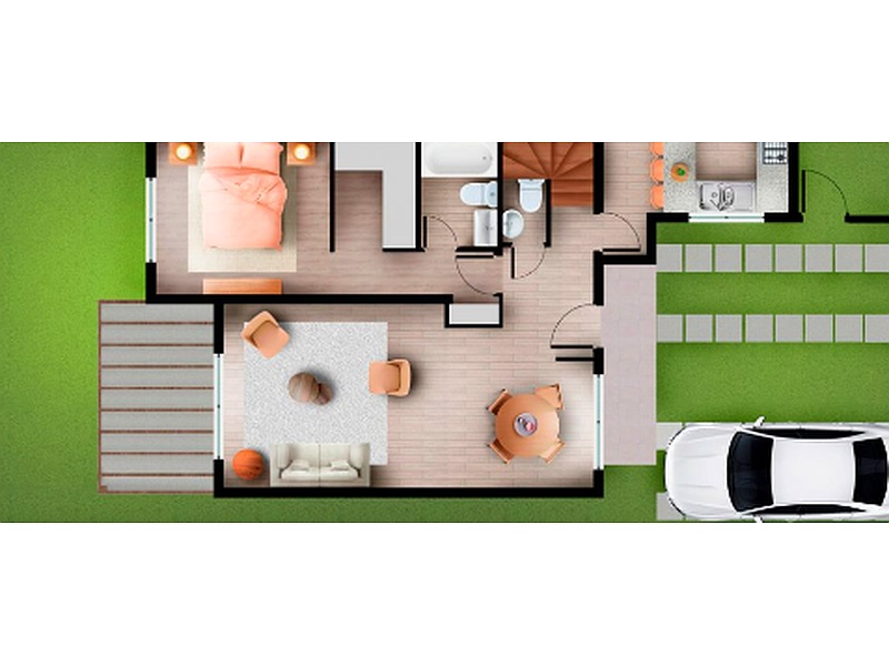 Casas con jardín amplio Chile 