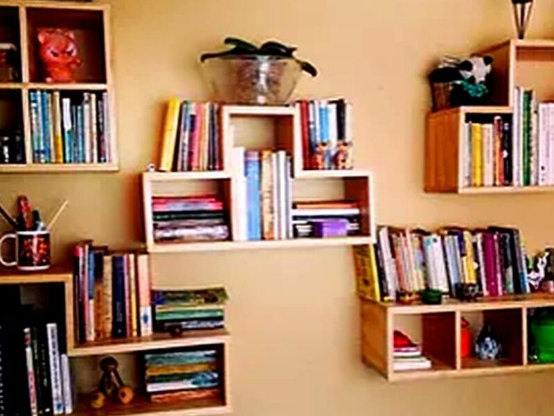 Estanteria madera libros Chile