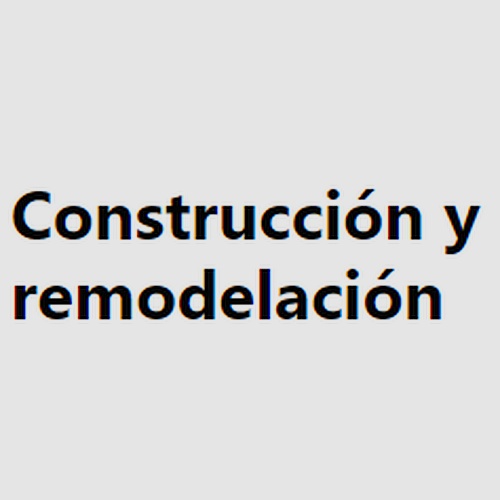 Contratista Construcción remodelación