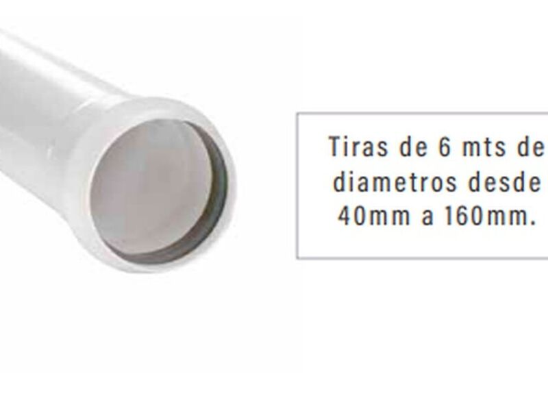 Tubería sanitaria blanca Concepción