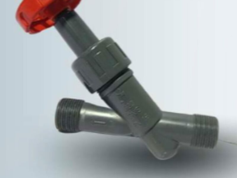 Válvula Asiento Inclinado PVC Los Ángeles