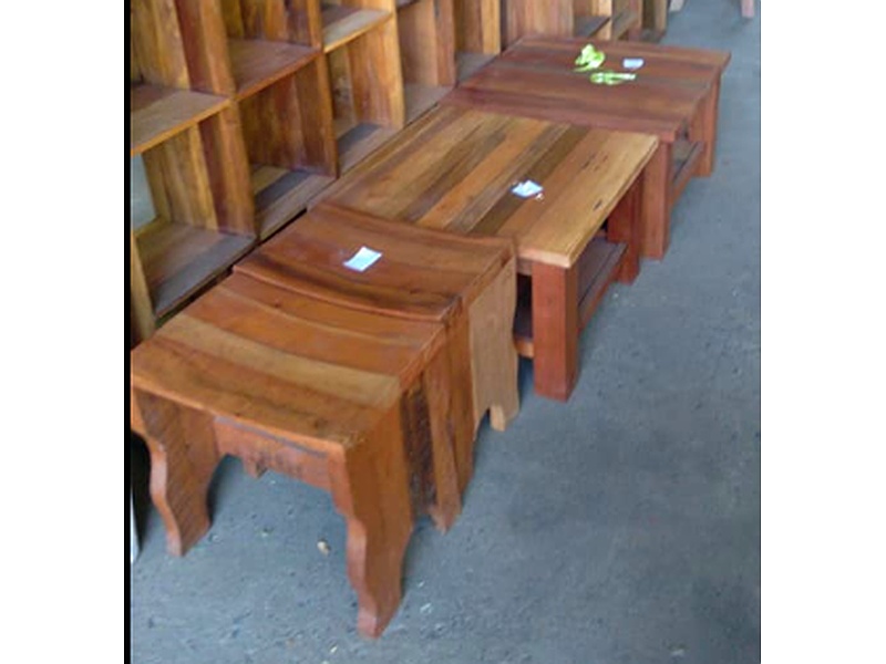 banquitos de madera reciclada Chile
