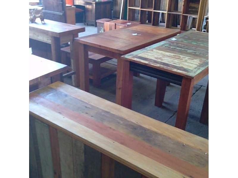 mostradores de madera reciclada Chile