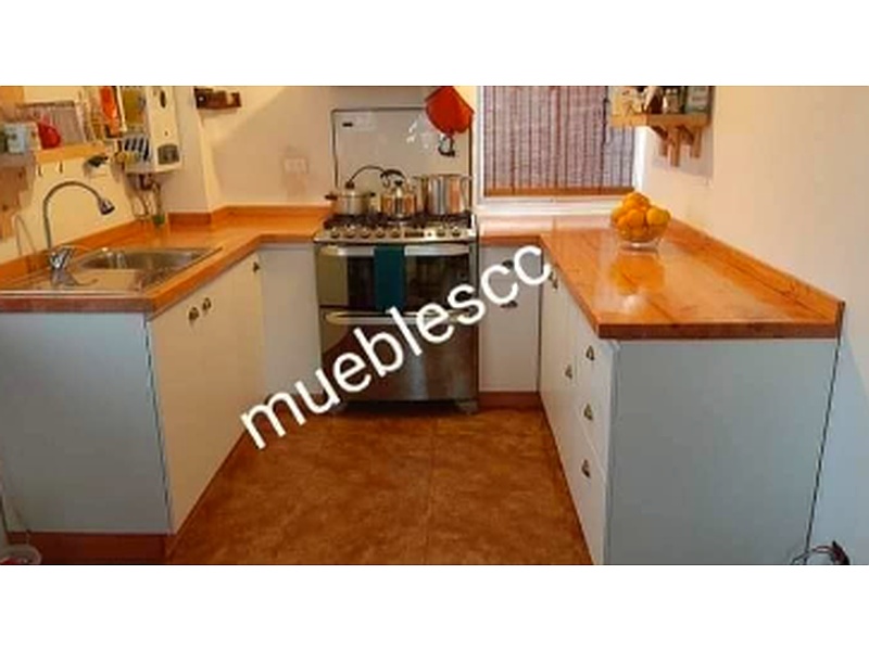 cocina de estilo rústico y moderno Chile