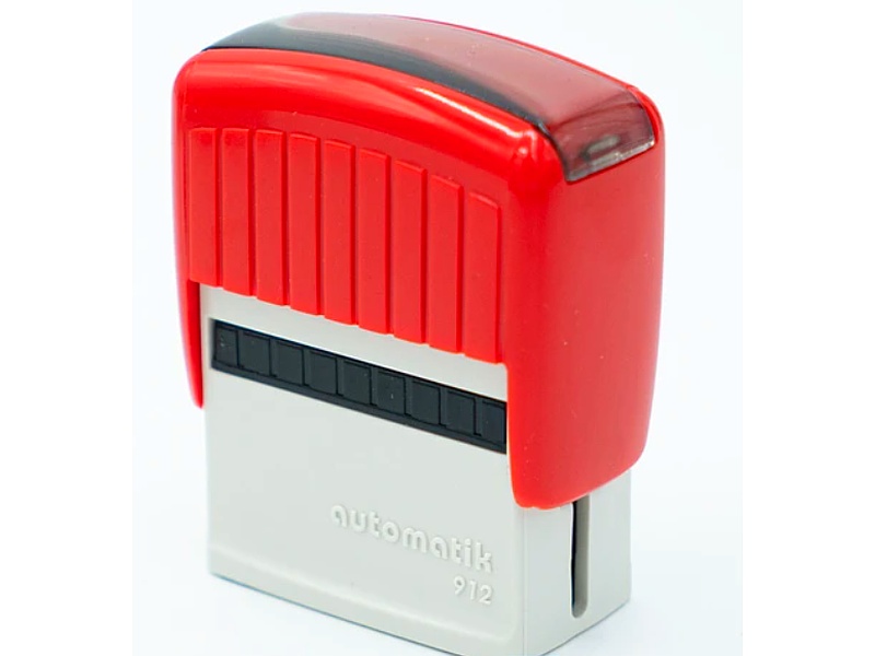 Timbre Rectangular Automatík 912 Rojo Chile