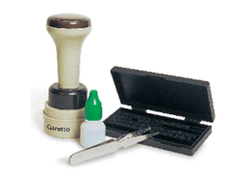 FECHADOR STAMP 315 ROJO CHILE