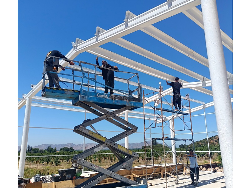 Instalación maquinaria chile 