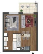 Departamento modelo C Chile