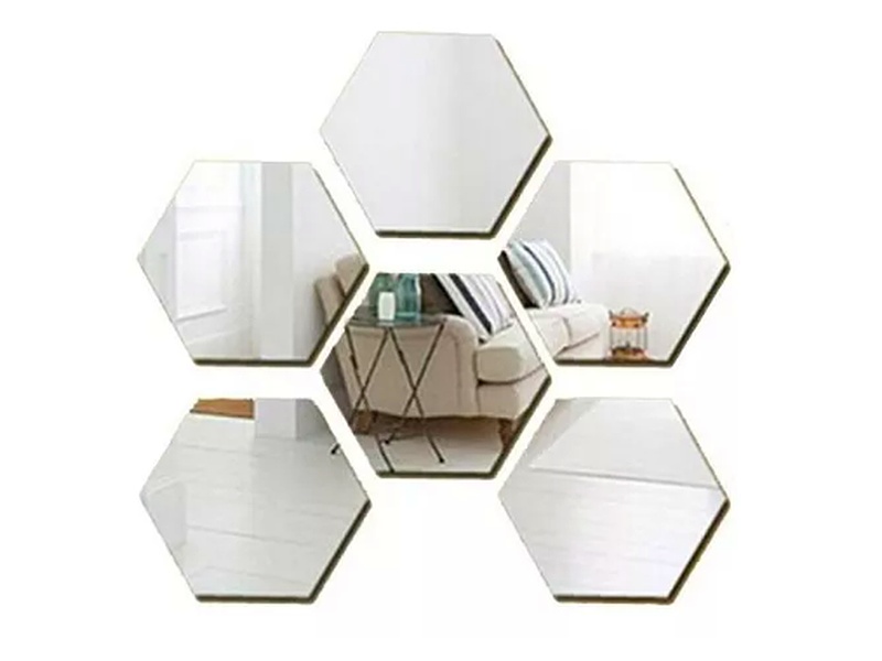 Set Decorativos Hexagonales Vinilo Acrílico Chile
