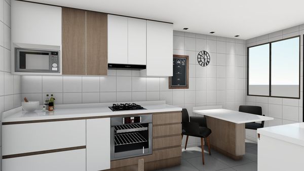 Remodelación cocina interior Chile