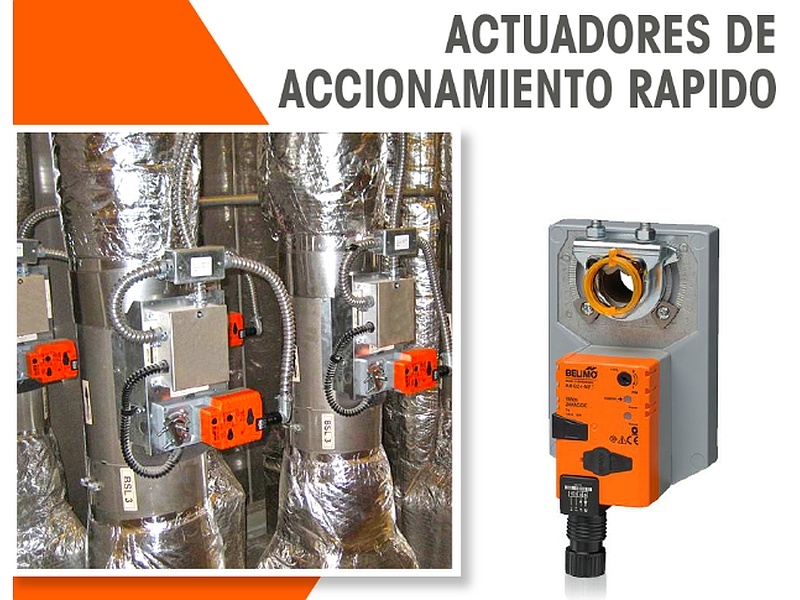 Actuadores de accionamiento rapido Chile