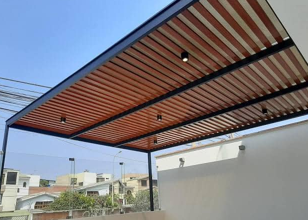 Pérgola madera Coyo Terrazas Premium