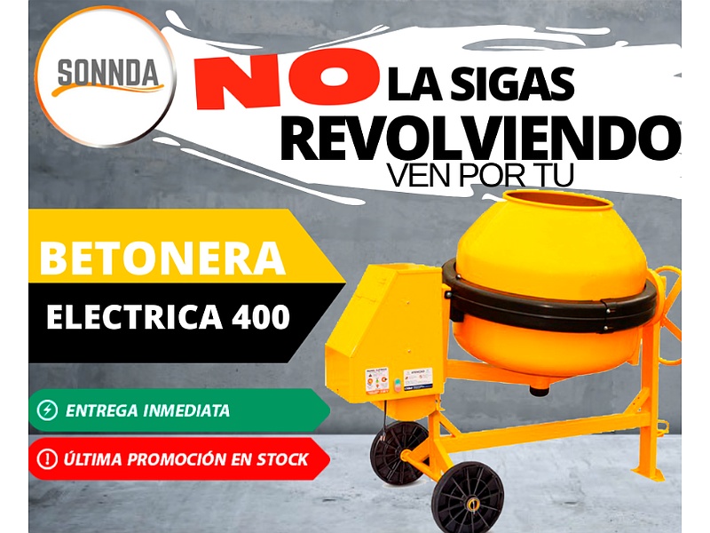 Betonera eléctrica 400 Chile