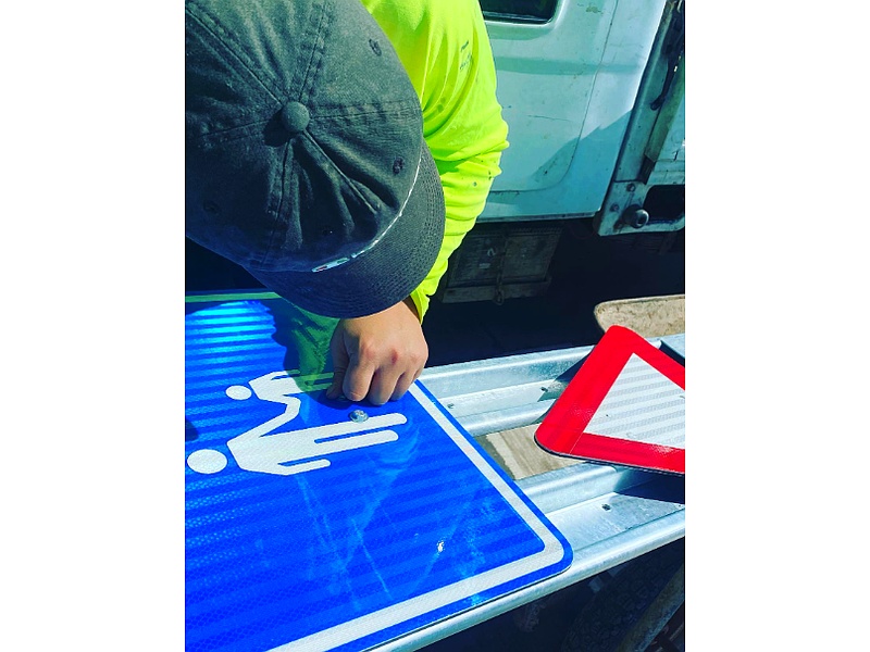 Carteles señalización vial Chile