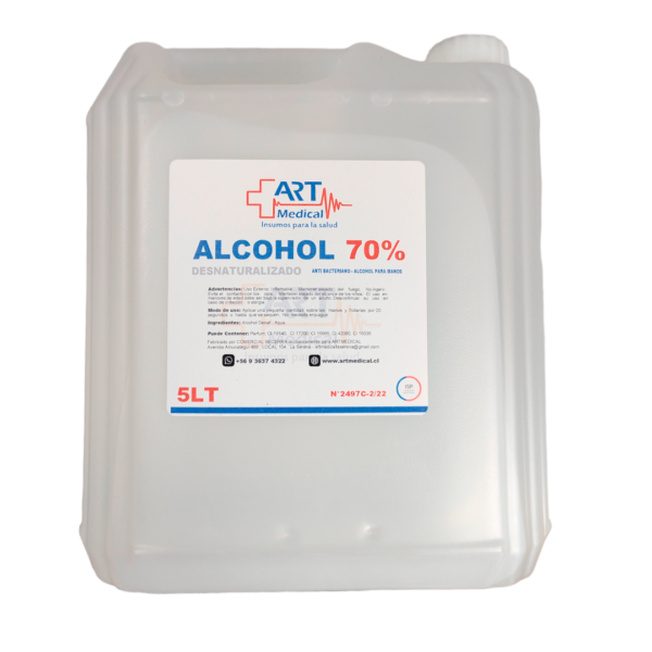 ALCOHOL 70% LÍQUIDO Higienizante