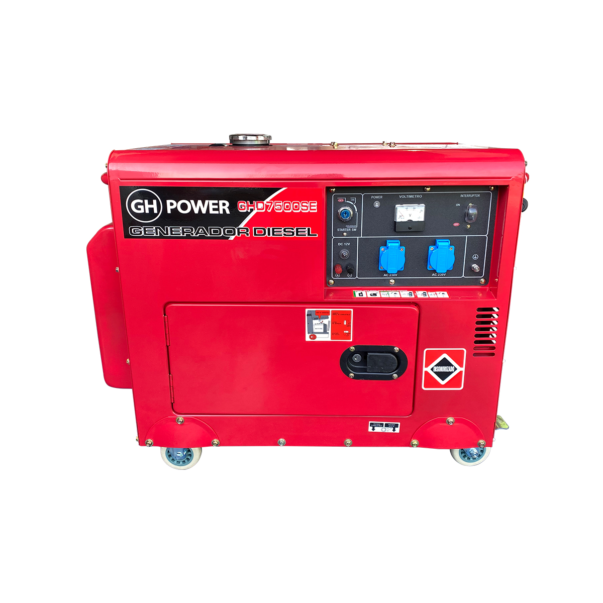Generador GH Power 6 kVA Diésel Monofásico. Chile