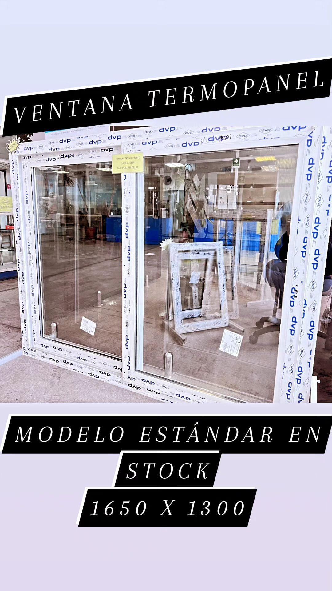 Ventana termopanel 1650x1300. Chile