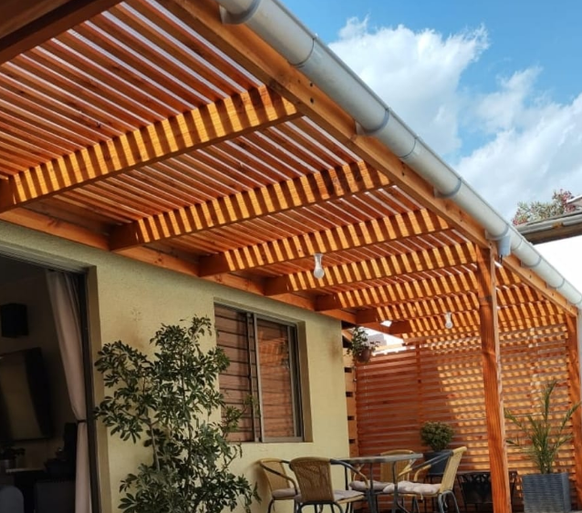 Pérgola madera Chile Pergolas Paso Alto
