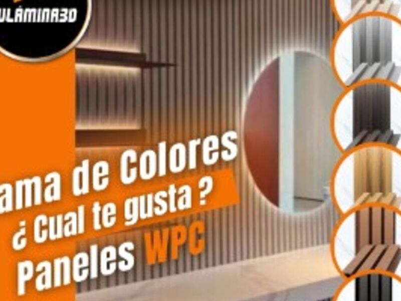 Panel wpc varios colores