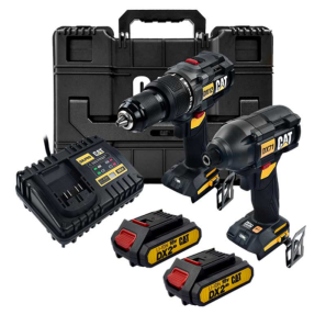 Kit de taldro y atornillador de impacto de 18v