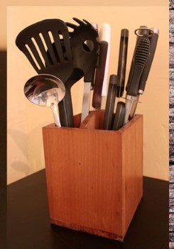 Porta cosas de madera de cocina Chile