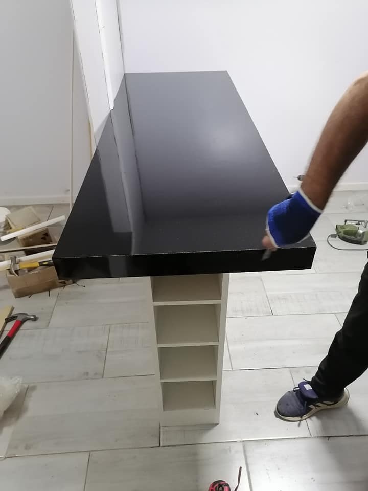 Meson de cuarzo para cocina Chile