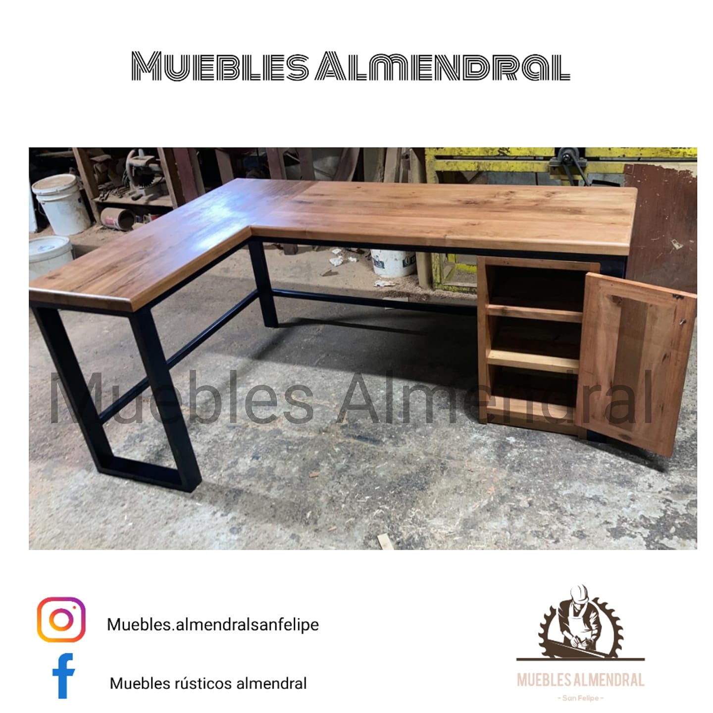 Escritorio de madera para habitacion Chile