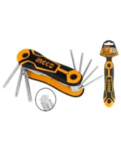 SET LLAVES TORX INGCO LLAVERO 8 PIEZAS T9-T40