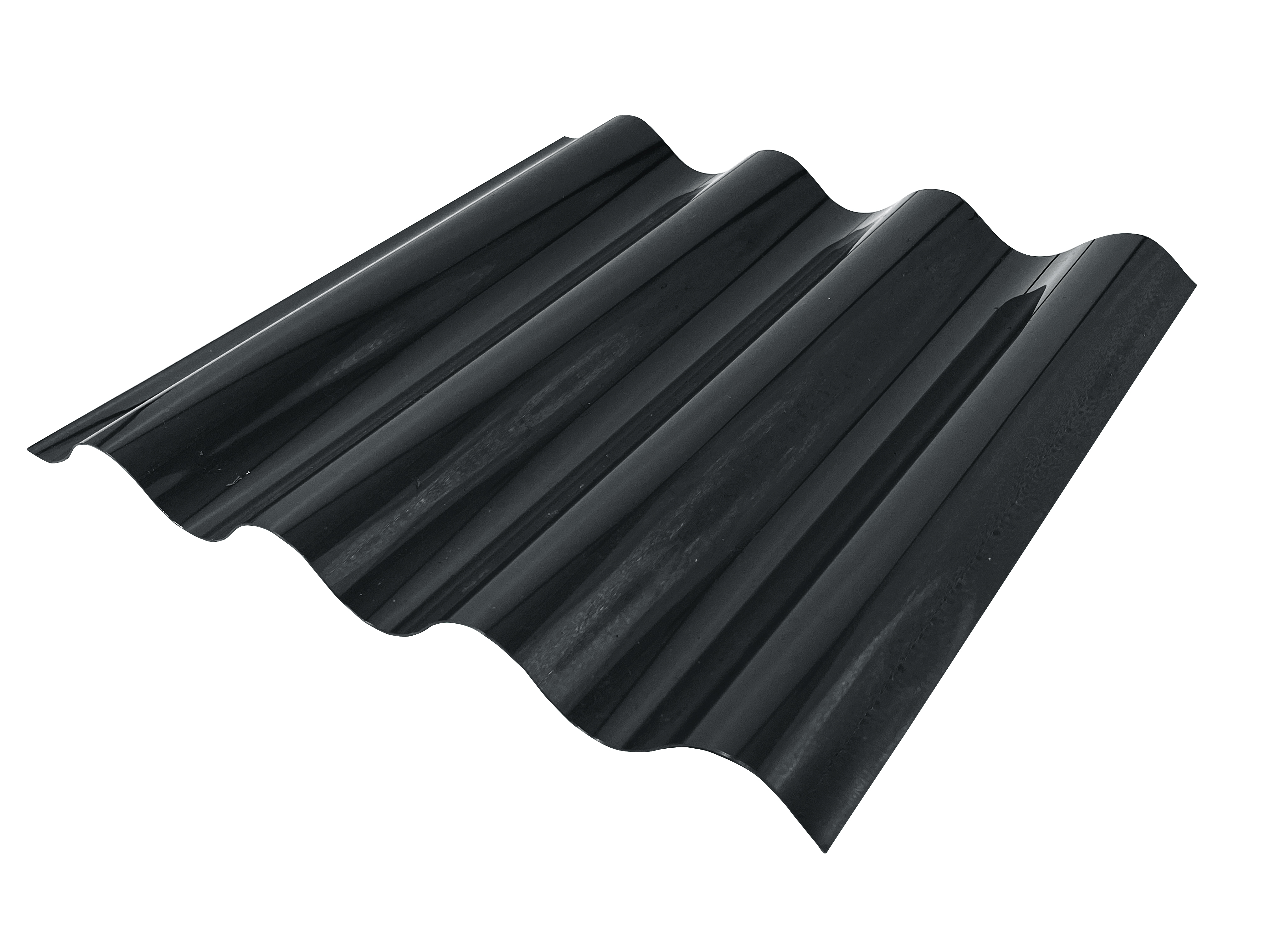 Policarbonato polionda 0.7mm 0.81 x 3.66 mts Negro