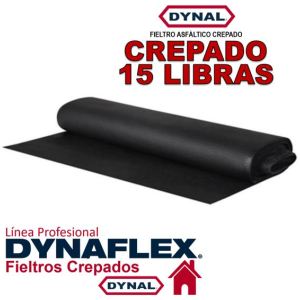 Papel fieltro crepado 15 Lbs 40 M2 DYNAL