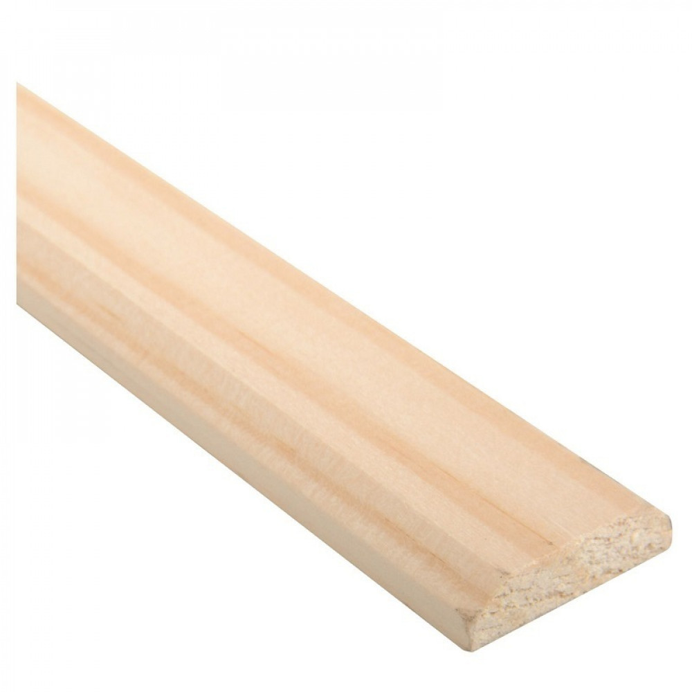  Moldura madera cubrejunta chaflan 9 x 30 x 3 Mts
