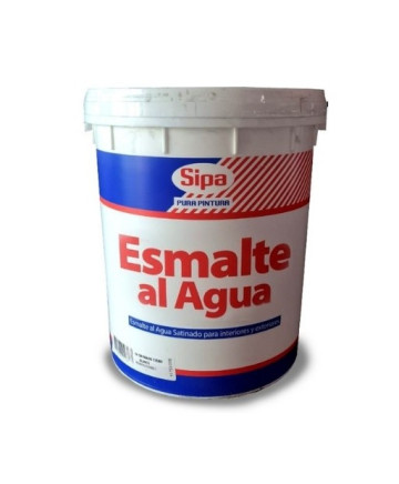 Esmalte Al Agua Sipa Satinado Colores Tineta