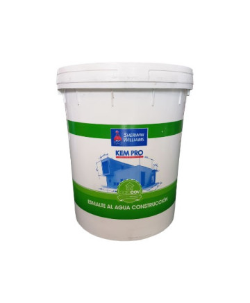 Esmalte al Agua Blanco Tineta Kem Pro Sherwin Williams