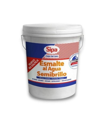 Esmalte al agua Semibrillo Sipa Colores