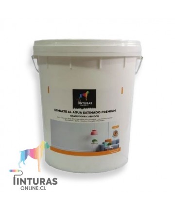 Esmalte al Agua Premium Pinturas Online Tineta 5gl Colores