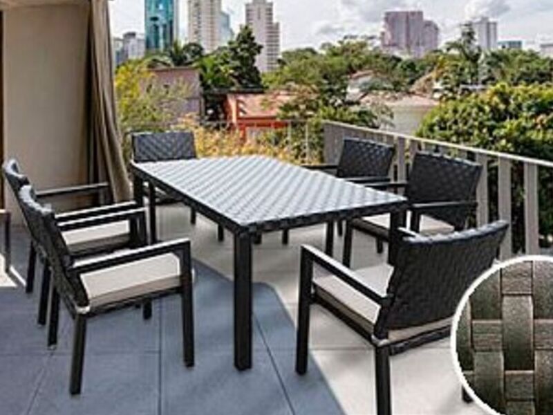 Comedor rattan seis personas Santiago