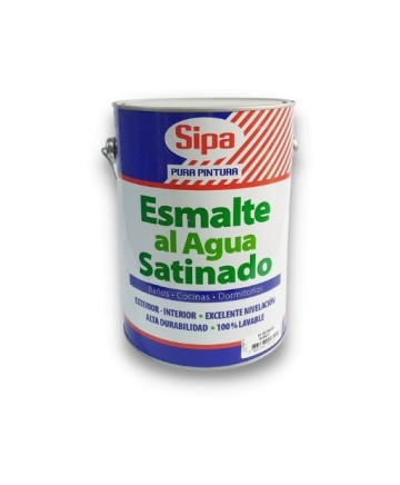 Esmalte al agua SATINADO Color de Cartilla Galón