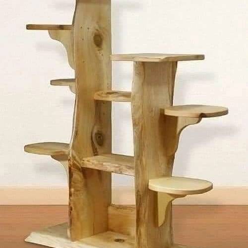 Estanteria de madera fina vintage Chile