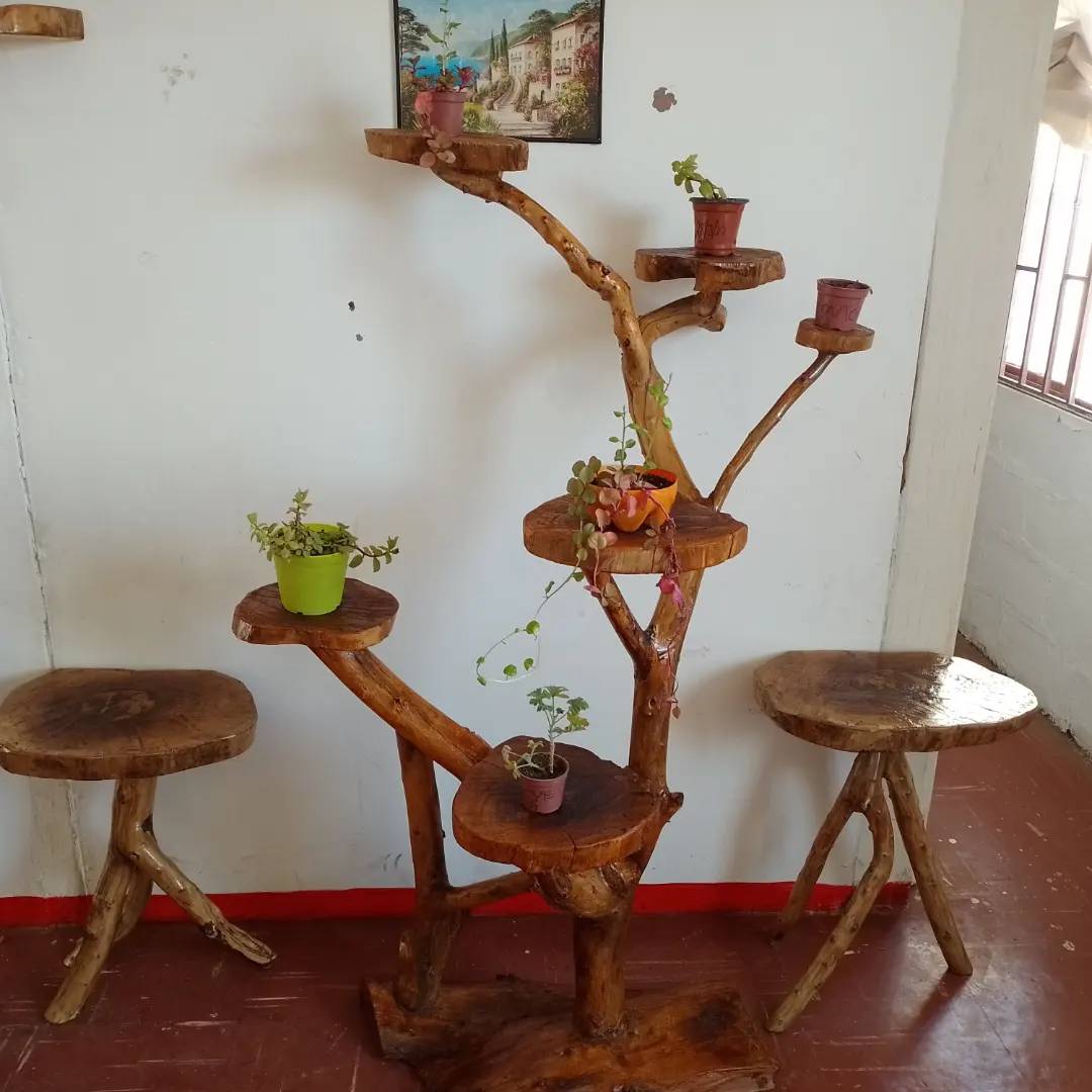 Estanteria vintage de madera CHile